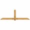 Ekena Millwork Eugene Rough Sawn Timber Gable Bracket, Western Red Cedar, 108"W x 36"H x 6"D x 6"F, 8/12 Pitch GBW108X36X0606EUG00RWR - alternate 1